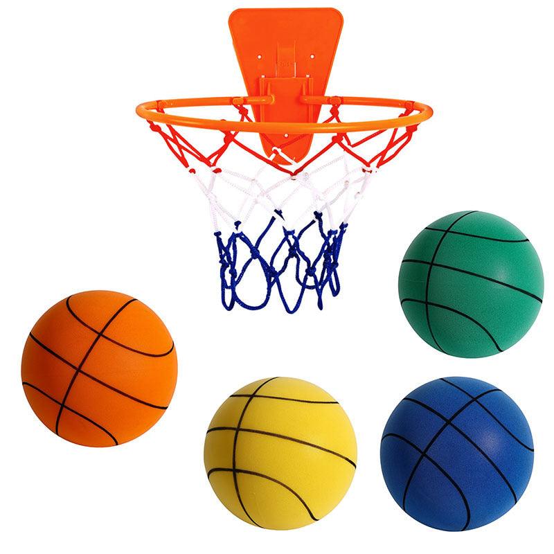 Silent High Density Foam Sports Ball Indoor Mute Basketball Soft Elastic Ball Children Sports Toy Games - Nioor