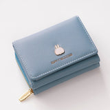 Women's Square Wallet Three Fold Multifunctional Card Holder