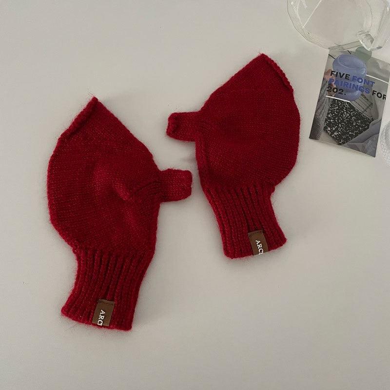 Touch Screen Wool Keep Warm Knitted Gloves - Nioor