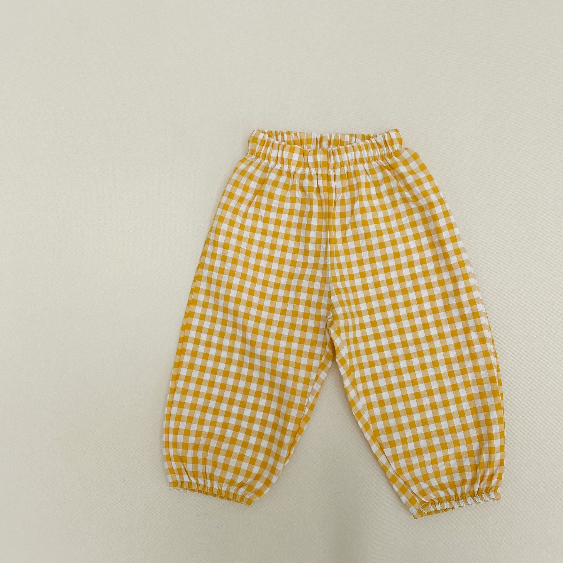 New Children's Anti - Mosquito Pants Plaid Casual Pants For Men