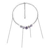 Women's Purple Glacier Necklace