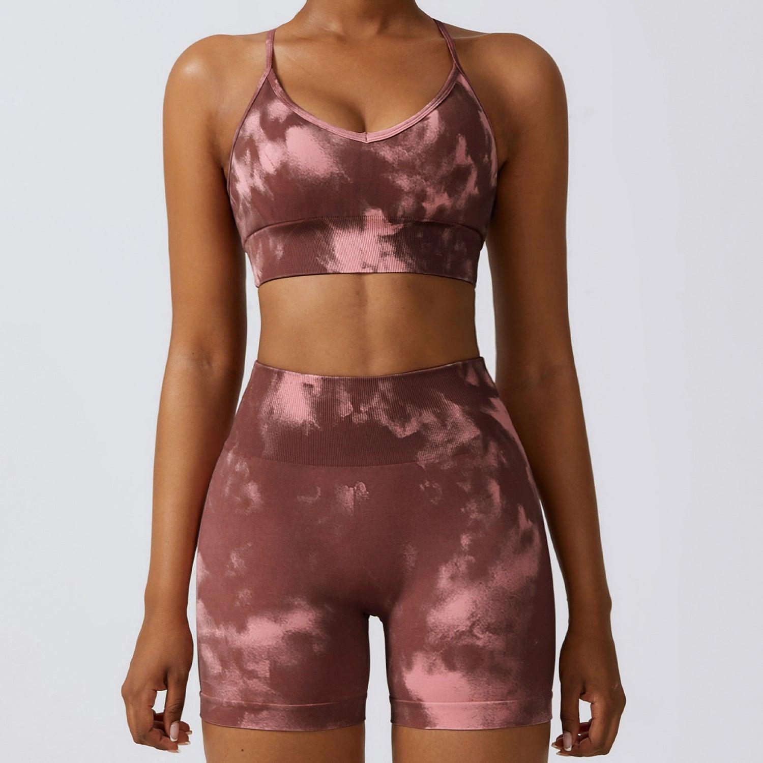 Camouflage Printing Seamless Yoga Suit - Nioor