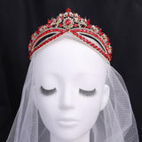 Wedding Crown Headdress Bridal Rhinestone Wedding Style Crown Accessories - Nioor