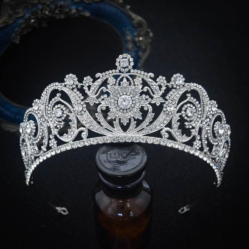 Zircon Bride Crown Fashion Headwear - Nioor