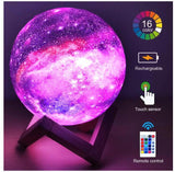 3D Printing Moon Light Galaxy Light - Nioor