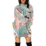 3d Sweater Dress Hooded Digital Printing - Nioor