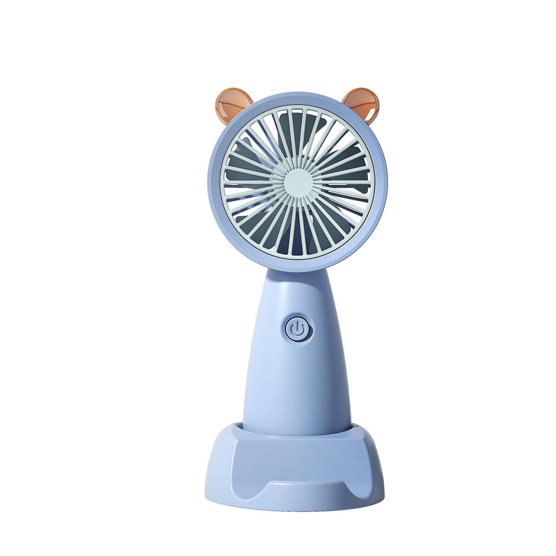 Handheld Portable Fan USB Charging Cartoon - Nioor