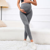 Three-dimensional Belly Support High Waist Pregnancy Yoga Pants - Nioor