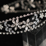 Bridal Crown Headdress Rhinestone Zircon Headband Light Luxury Wedding Wedding Accessories - Nioor