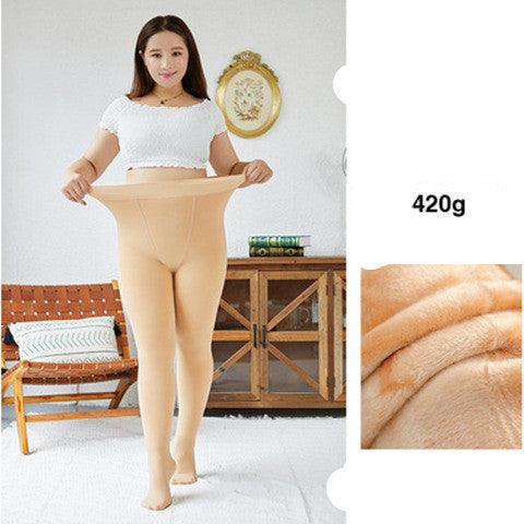 Bare Legs Plus Size Base Spring Summer Autumn And Winter Flesh Color Artifact - Nioor