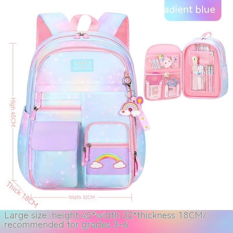 Side Opening Cute Relieve Pressure Children's Backpack - Nioor