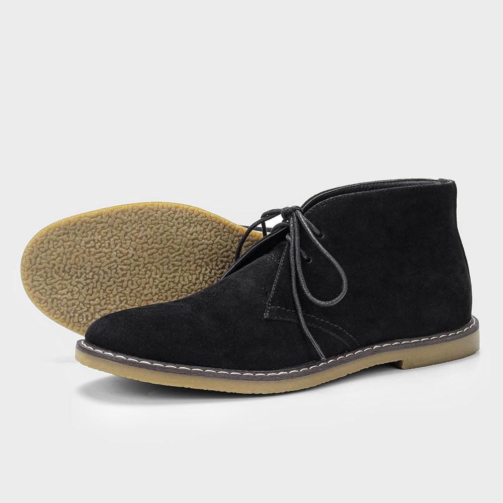 Plus Size Men's Retro Desert Boots Classic - Nioor