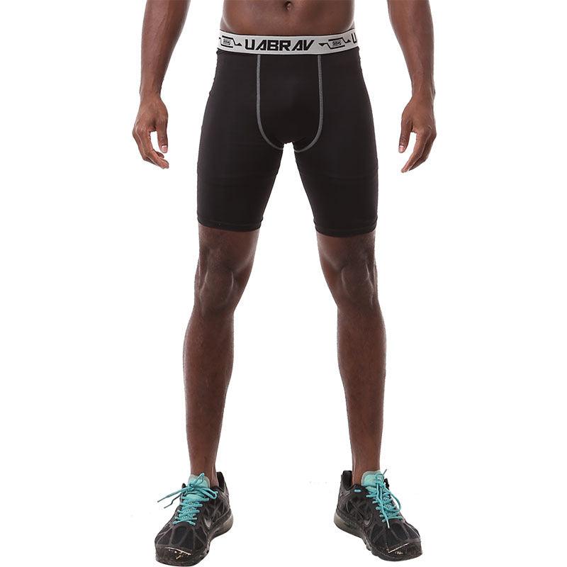 Sports Tight Shorts High Elastic Pro Running Stretch Workout Pants - Nioor