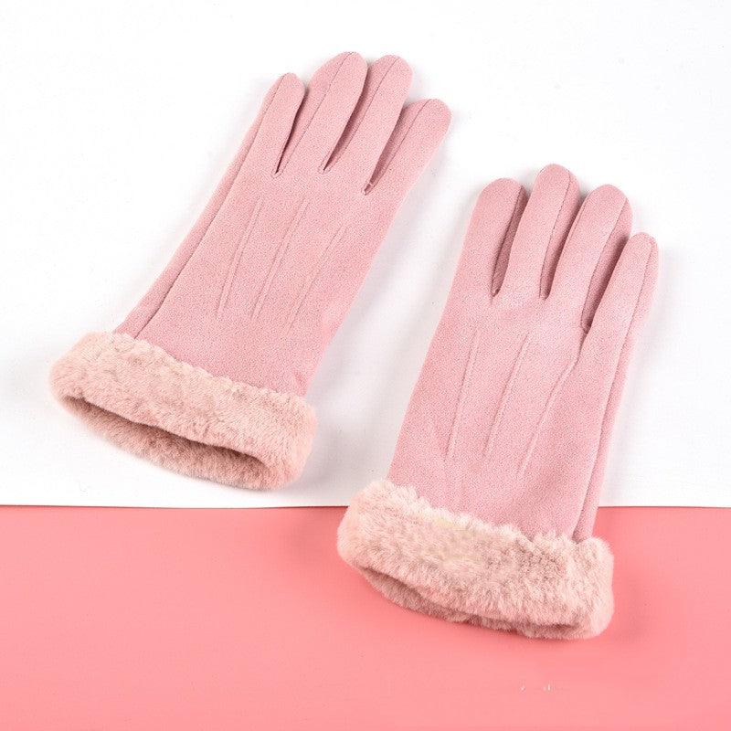 Women's Winter Fleece-lined Thermal Touch Screen Gloves - Nioor