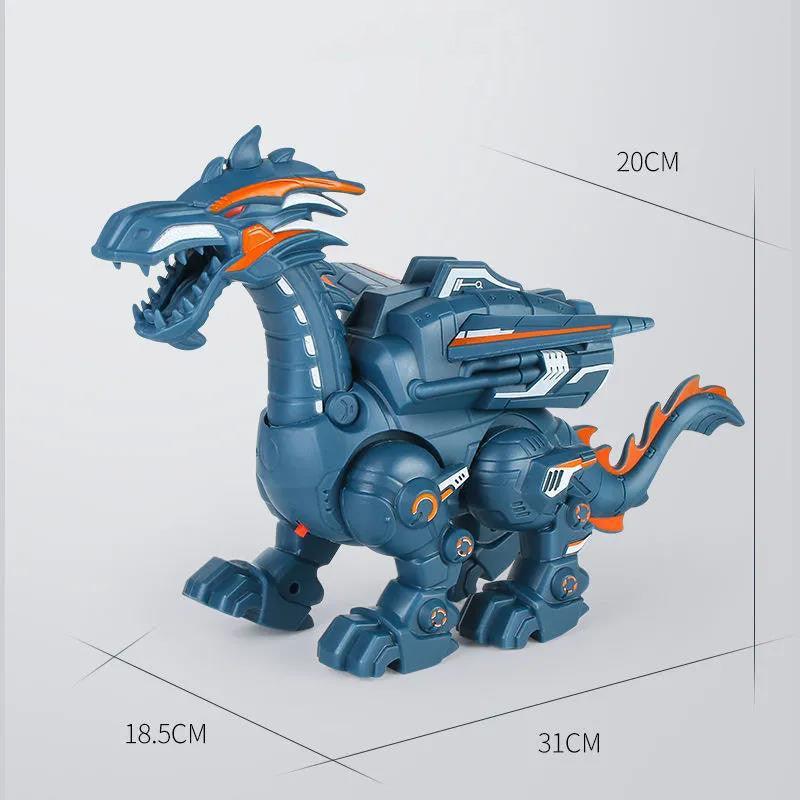 Electric Spray Mechanical Dinosaur Toy Model Multifunctional Sound And Light Toy - Nioor