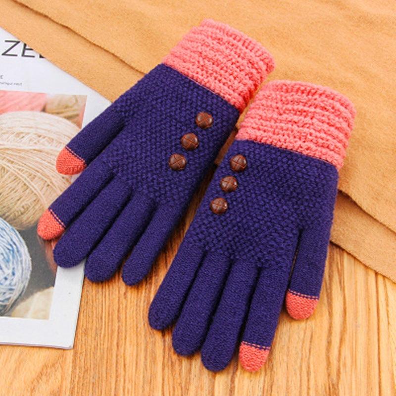 Touch Screen Riding Cute Game Split Finger Gloves - Nioor