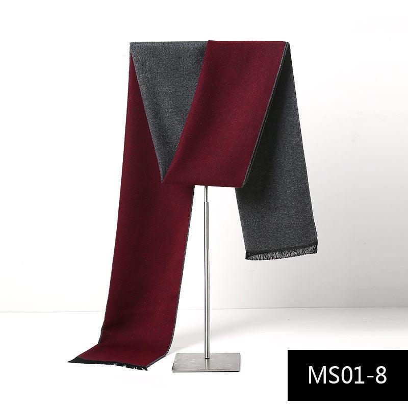 Men's Autumn And Winter Cashmere Warm Scarf - Nioor