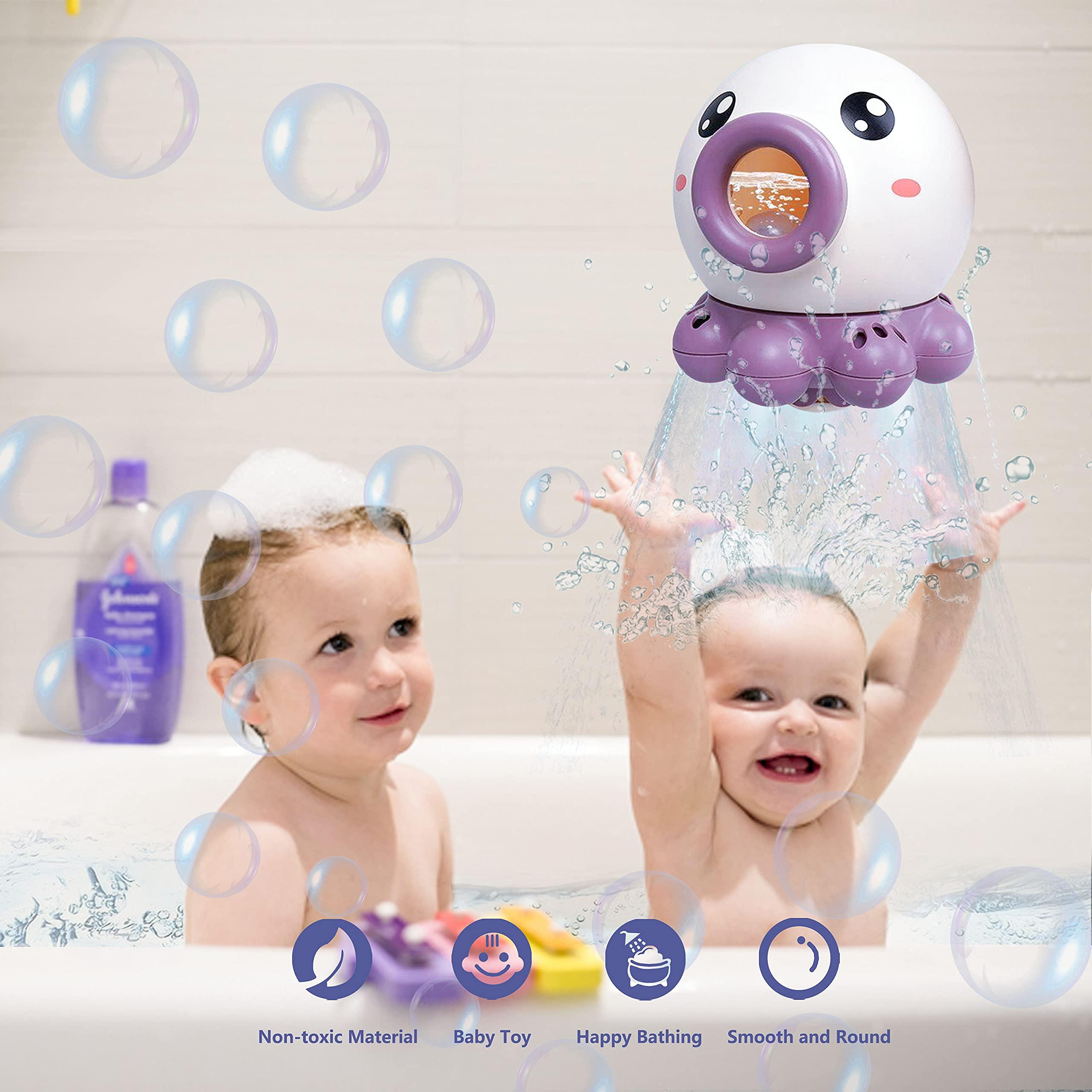 Octopus Fountain Bath Toy Water Jet Rotating Shower Bathroom Toy Summer Water Toys Sprinkler Beach Toys Kids Water Toys - Nioor