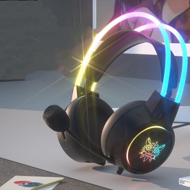 Headset Fashion Light-emitting Wired Gaming Headset - Nioor