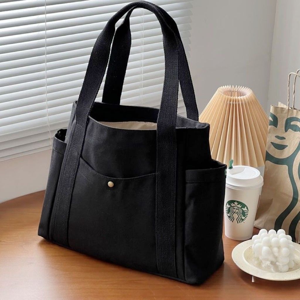 Commuter's All-matching Artistic One-shoulder Canvas Bag