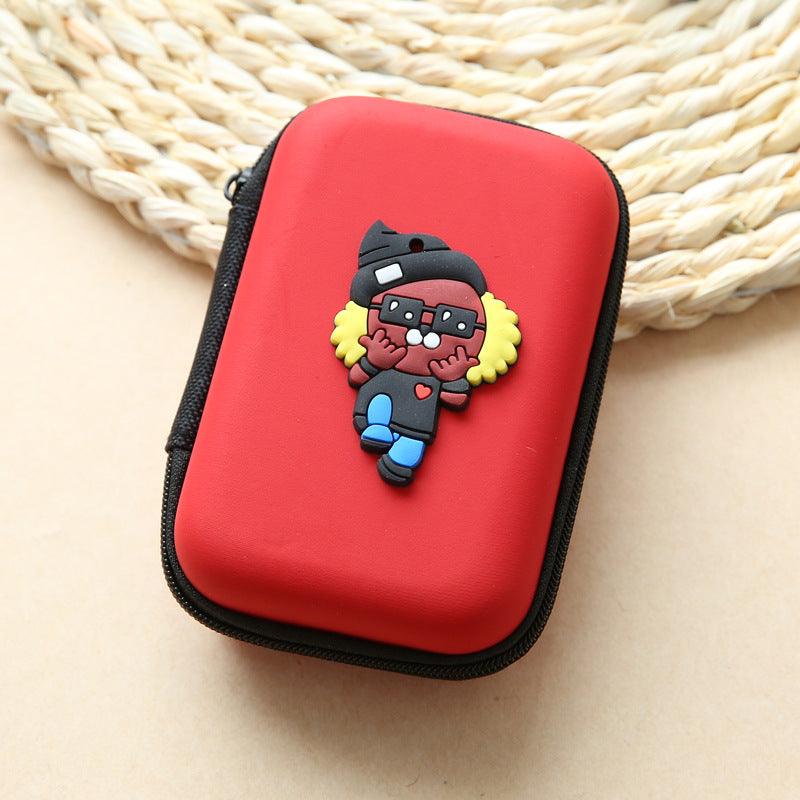 Direct selling new cute zero wallet cartoon earphone collector charger Box Coin handbag wholesale - Nioor