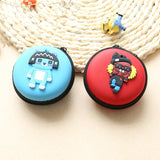 Direct selling new cute zero wallet cartoon earphone collector charger Box Coin handbag wholesale - Nioor