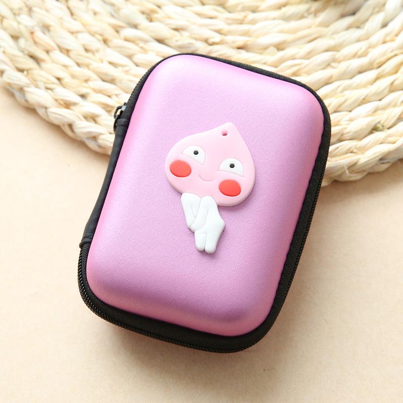 Direct selling new cute zero wallet cartoon earphone collector charger Box Coin handbag wholesale - Nioor