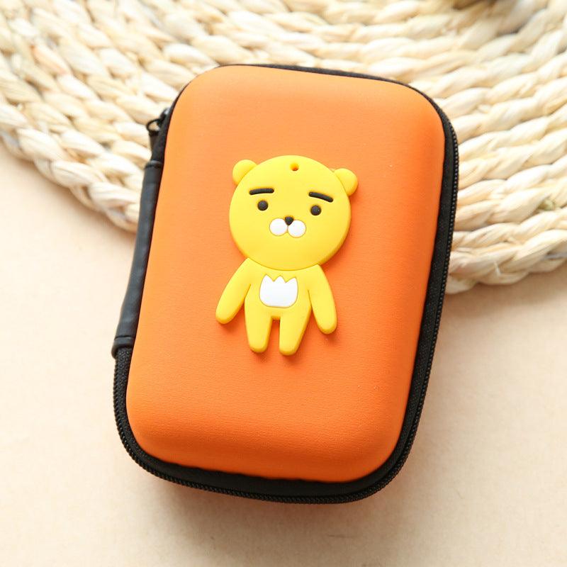 Direct selling new cute zero wallet cartoon earphone collector charger Box Coin handbag wholesale - Nioor