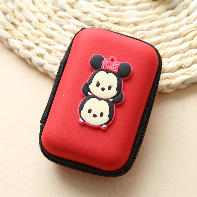 Direct selling new cute zero wallet cartoon earphone collector charger Box Coin handbag wholesale - Nioor