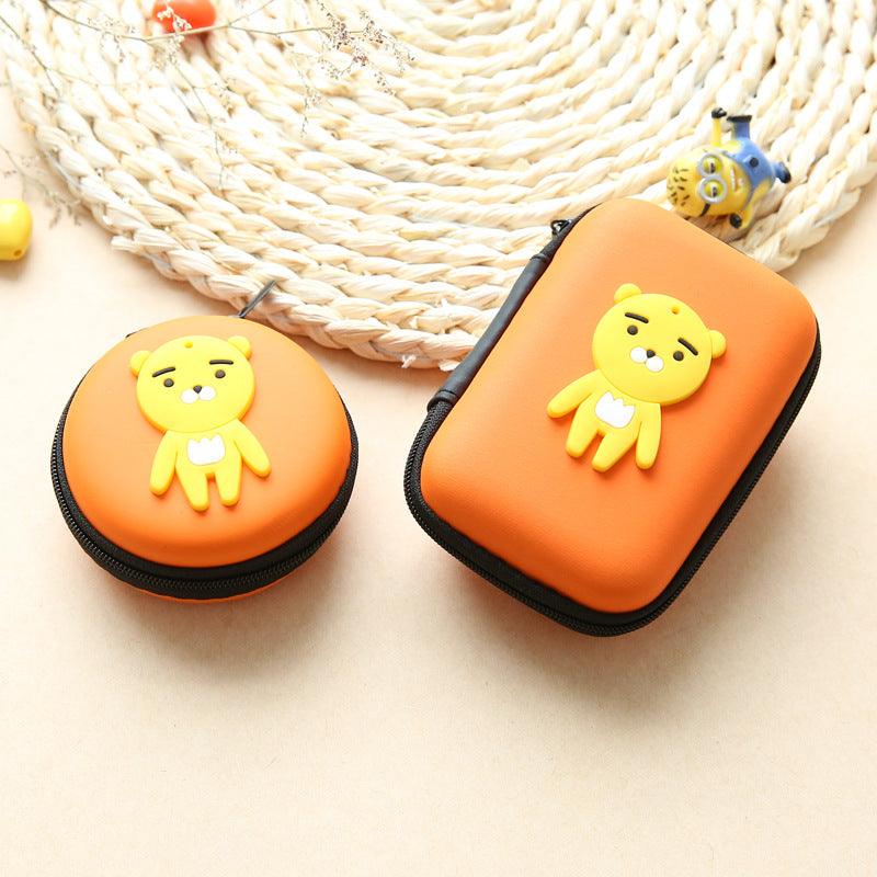 Direct selling new cute zero wallet cartoon earphone collector charger Box Coin handbag wholesale - Nioor