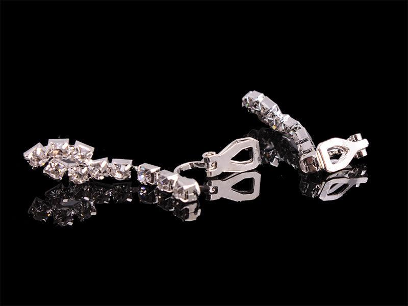 Hao Yue jewelry set, foreign trade explosion jewelry, bridal jewelry four sets, wedding match crystal jewelry set - Nioor