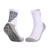 Thick Towel Bottom Mid-calf Soccer Socks Non-slip Sweat-proof Athletic Socks - Nioor