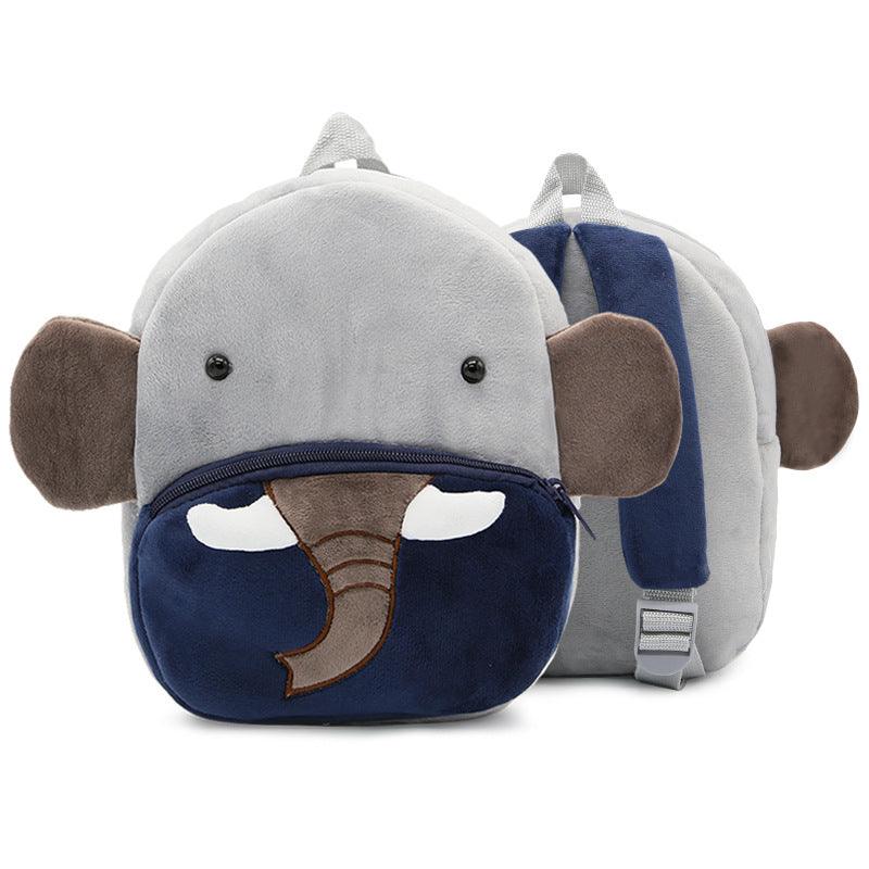 Cute Plush Backpacks Kindergarten Cartoon School Bags Children Animal Toys Bag - Nioor