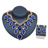 Fast Selling Explosion, Middle East, Europe And America, Colorful Exaggerated Bride Necklace, Earring Set, Cross Border High Quality Goods Supply - Nioor