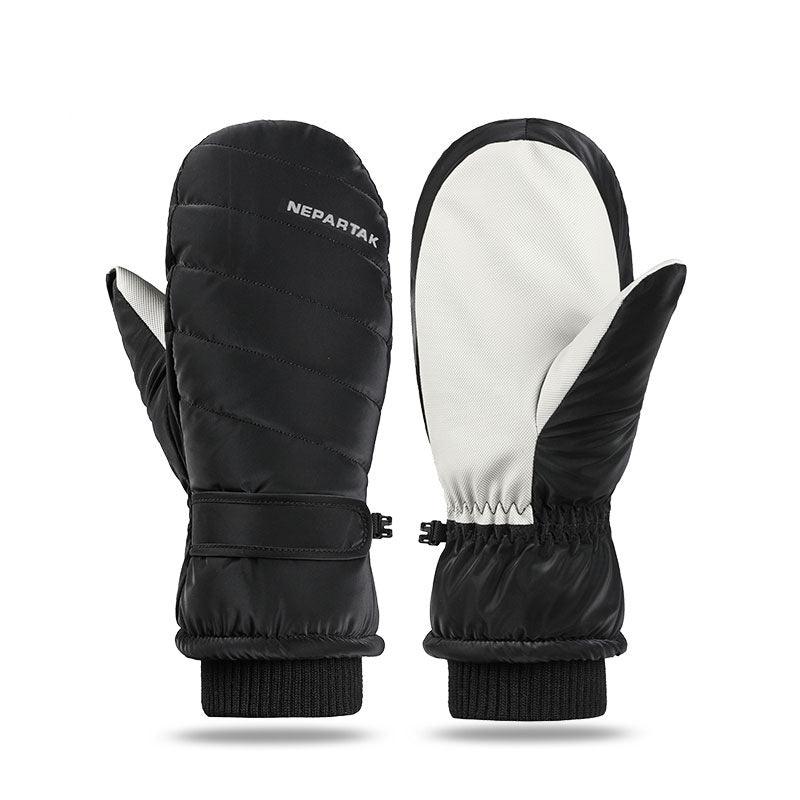 Windproof And Coldproof Thickened Plush Sports Cycling And Skiing Mittens - Nioor