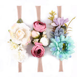 Flower Headband Baby Headdress Photo Headband Headband Child Camellia Wreath Seaside Holiday Simulation Flower Hair Band