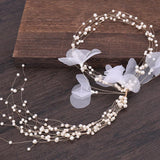 Bridal Headdress Handmade Pearl Fairy Hairband Super Fairy - Nioor