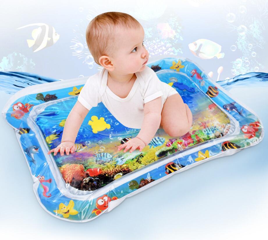 Baby Inflatable Water Mat, Infants Summer Beach Water Mat Patted Pad Water Cushion For Infants Toddlers Summer Activity Play Toys Baby Pillows - Nioor