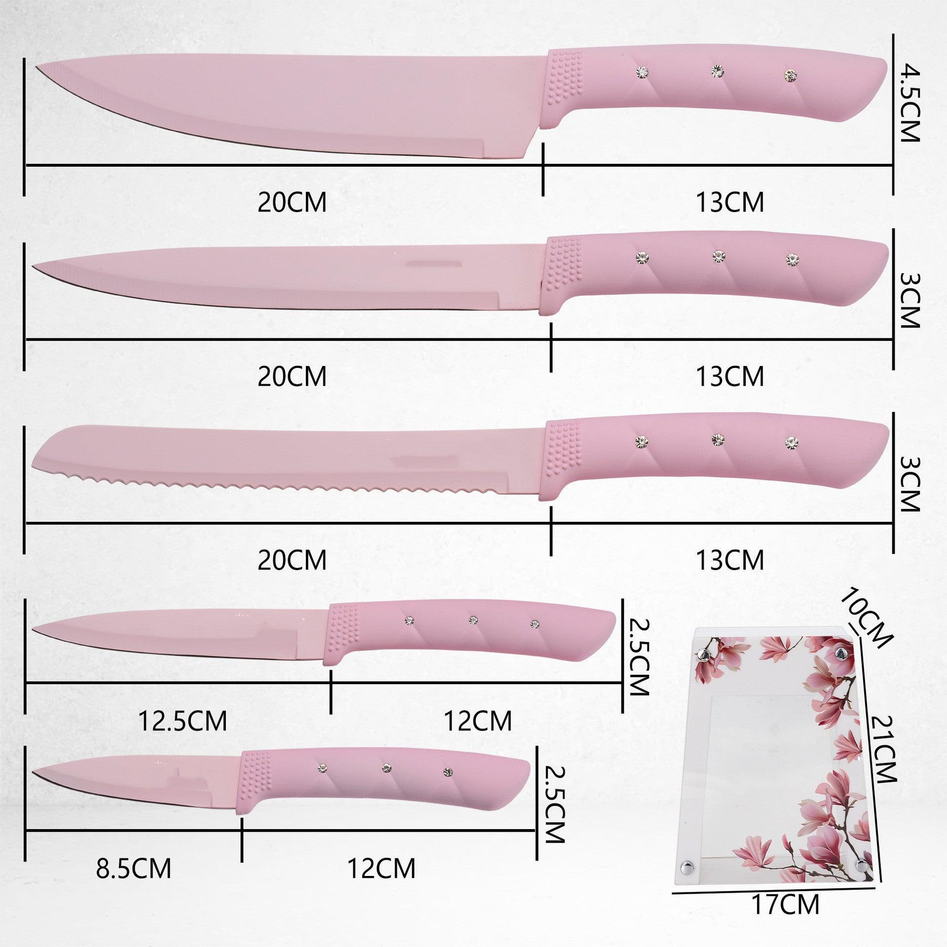 Kitchen Stainless Steel Chef's Knife Bread Knife Set - Nioor