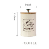 Moisture-Proof Bamboo Lid Coffee Tea Sugar Storage Jar - Nioor