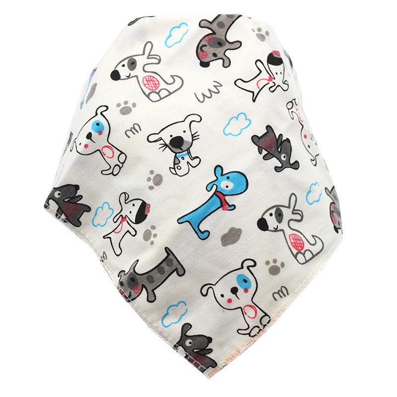 Baby Bibs Waterproof Triangle Cotton Cartoon Child Baberos Bandana Bibs Dribble Bibs Newborn Slabber Absorbent Cloth - Nioor