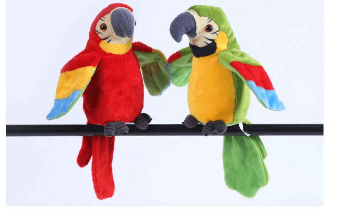 Electric Talking Parrot Plush Toy Cute Speaking Record Repeats - Nioor