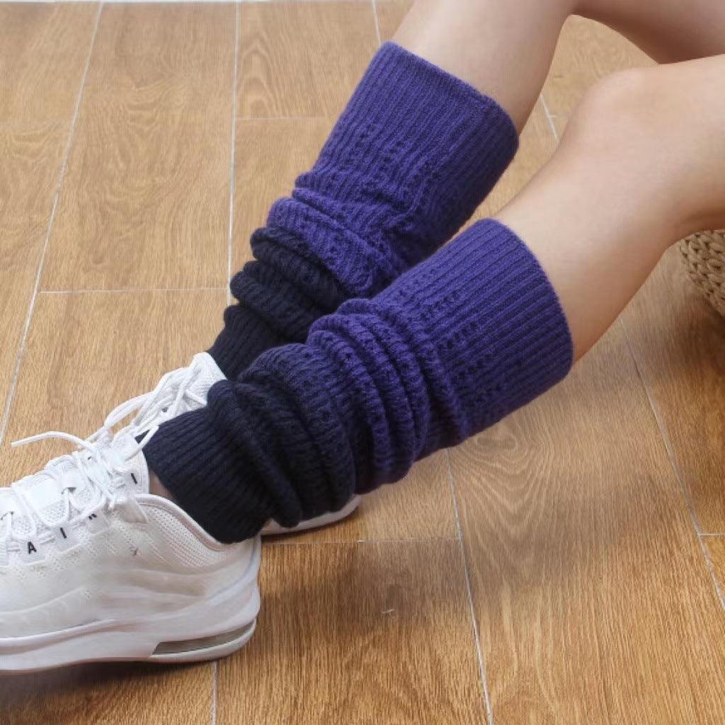 Fall Winter Fashion Gradient Soft Cashmere Foot Sock Women - Nioor