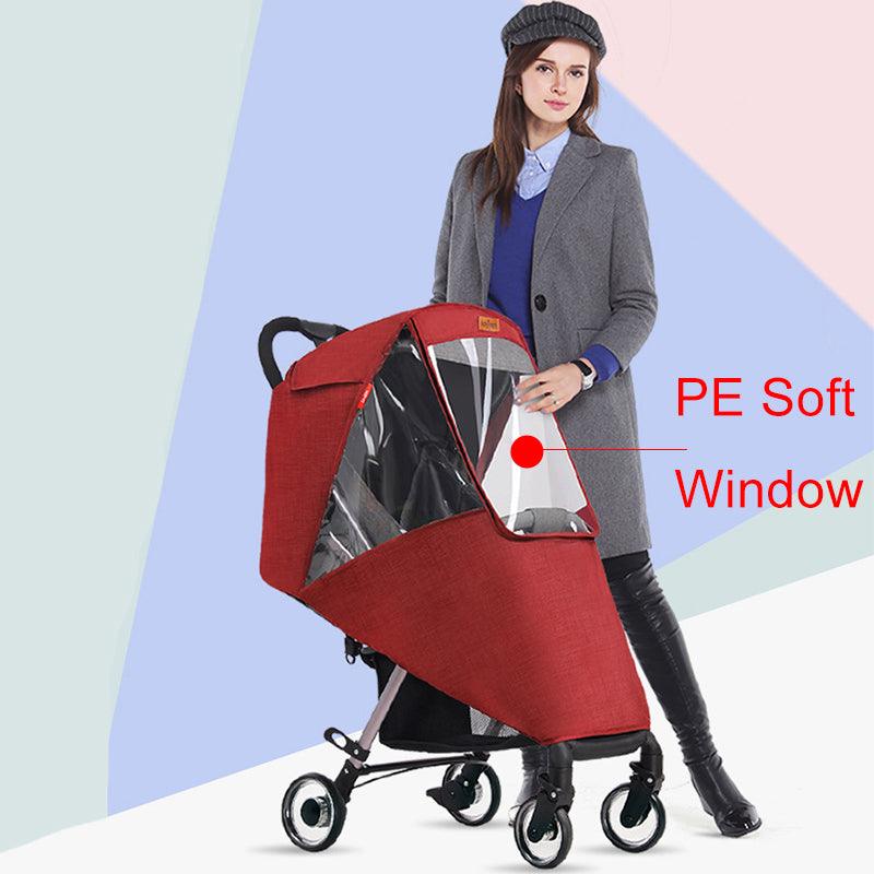 Stroller rain cover baby carriage wind cover umbrella car - Nioor