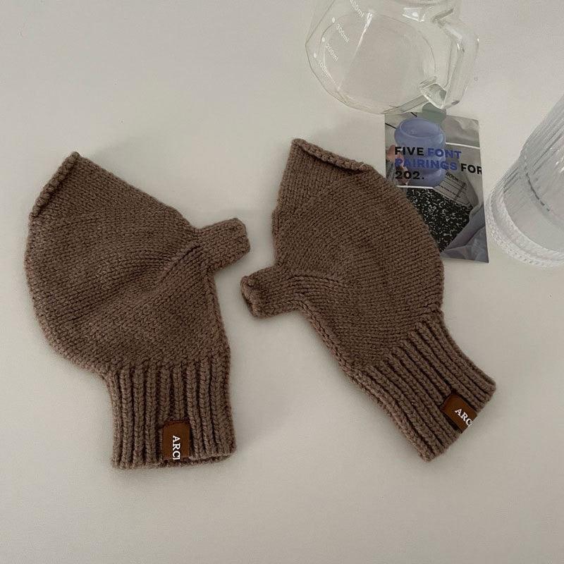 Touch Screen Wool Keep Warm Knitted Gloves - Nioor