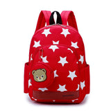 A small bear nursery school bag double shoulder bag - Nioor