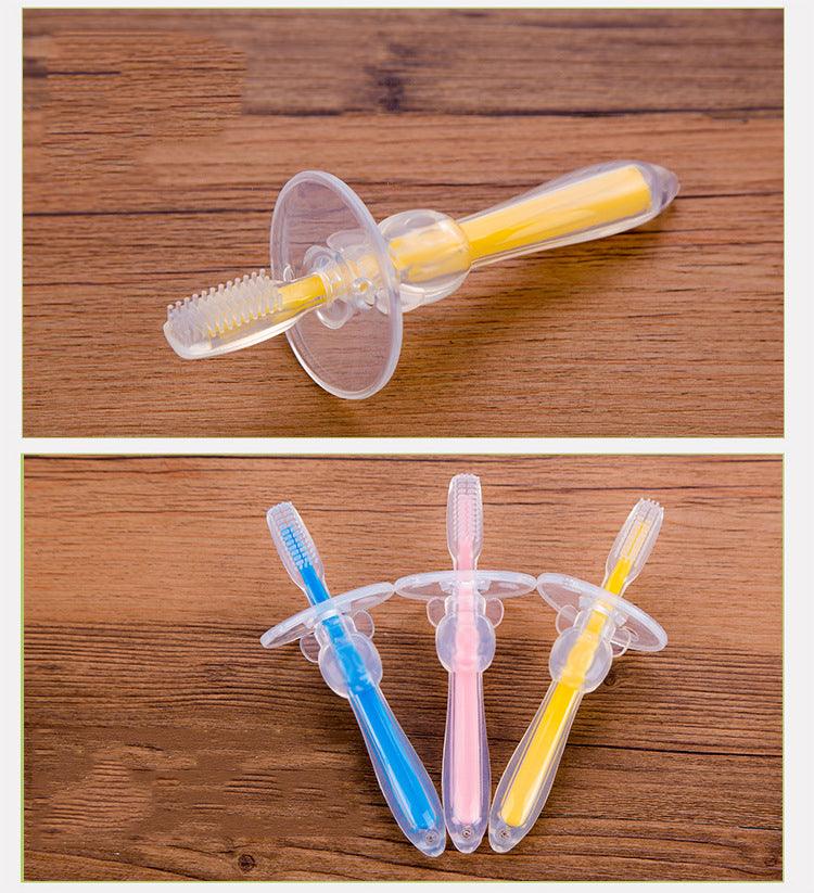 Silicone Baby Toothbrush Kids Teether Training Tool Clear Massager - Nioor