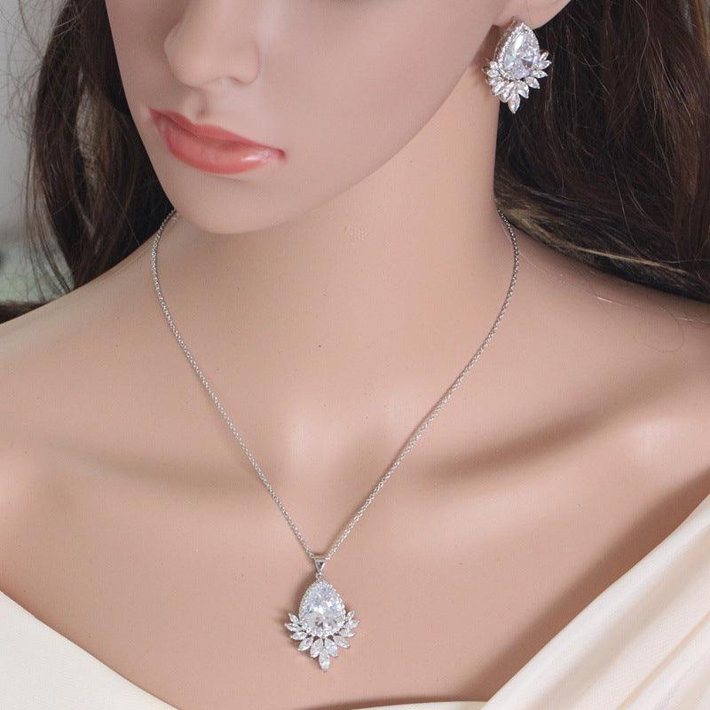 AAA jewelry chain, bridal banquet, dinner Jewelry Set - Nioor