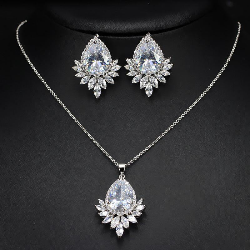 AAA jewelry chain, bridal banquet, dinner Jewelry Set - Nioor