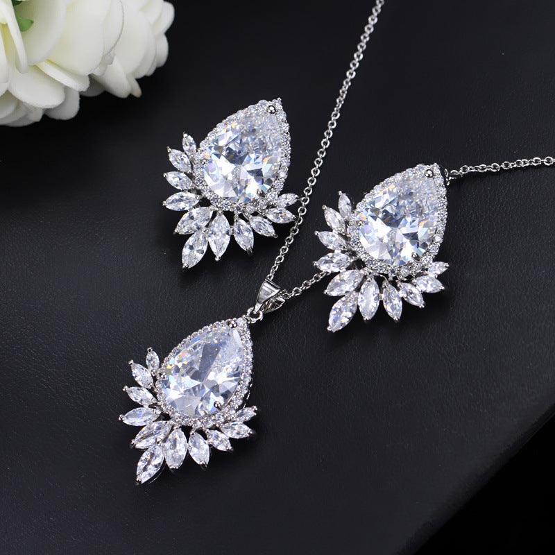 AAA jewelry chain, bridal banquet, dinner Jewelry Set - Nioor